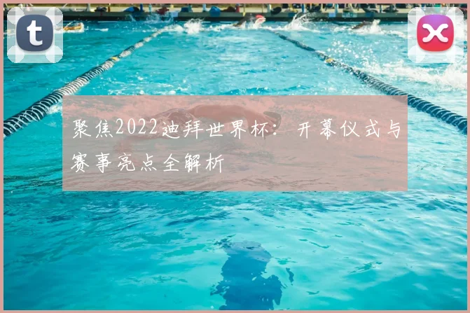 聚焦2022迪拜世界杯：开幕仪式与赛事亮点全解析
